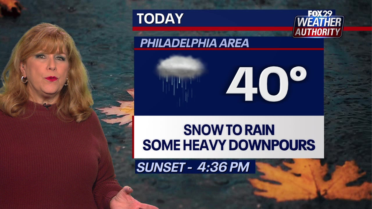 Winter weather: Wintry mix will change to rain in Philadelphia, snow expected in suburbs