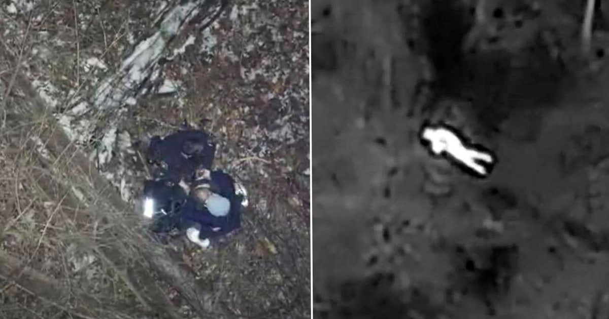 Police use thermal imaging drone to find lost elderly person in West ...