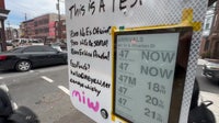 South Philly street artist helps create signs displaying SEPTA bus arrival times