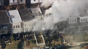 Crews find body after large rowhome fire damages 5 homes in Germantown