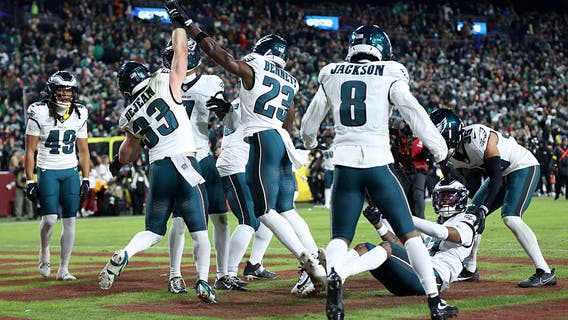 Eagles clinch NFC East title with 29-18 win over Commanders