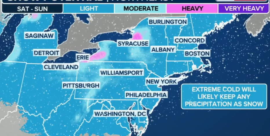 Arctic blast returns as weekend snow threat grows in Philadelphia and New Jersey