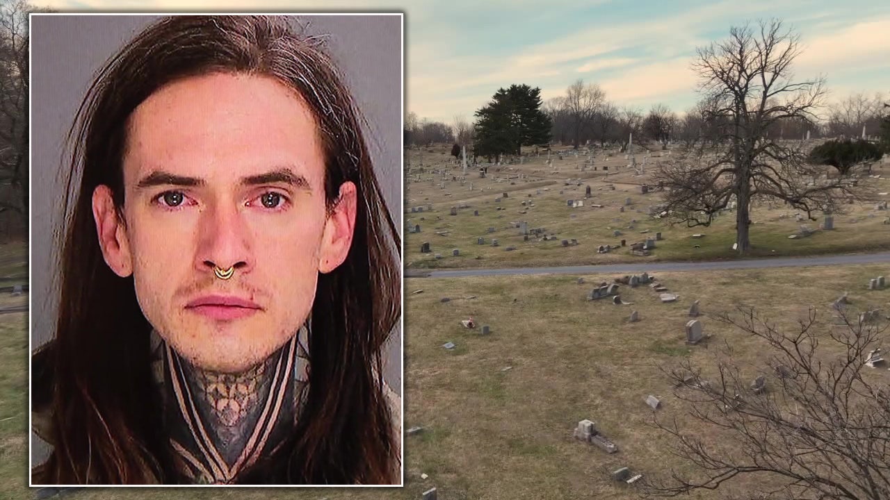 Cemetery vandalized by grave robber seeking donations for new fence