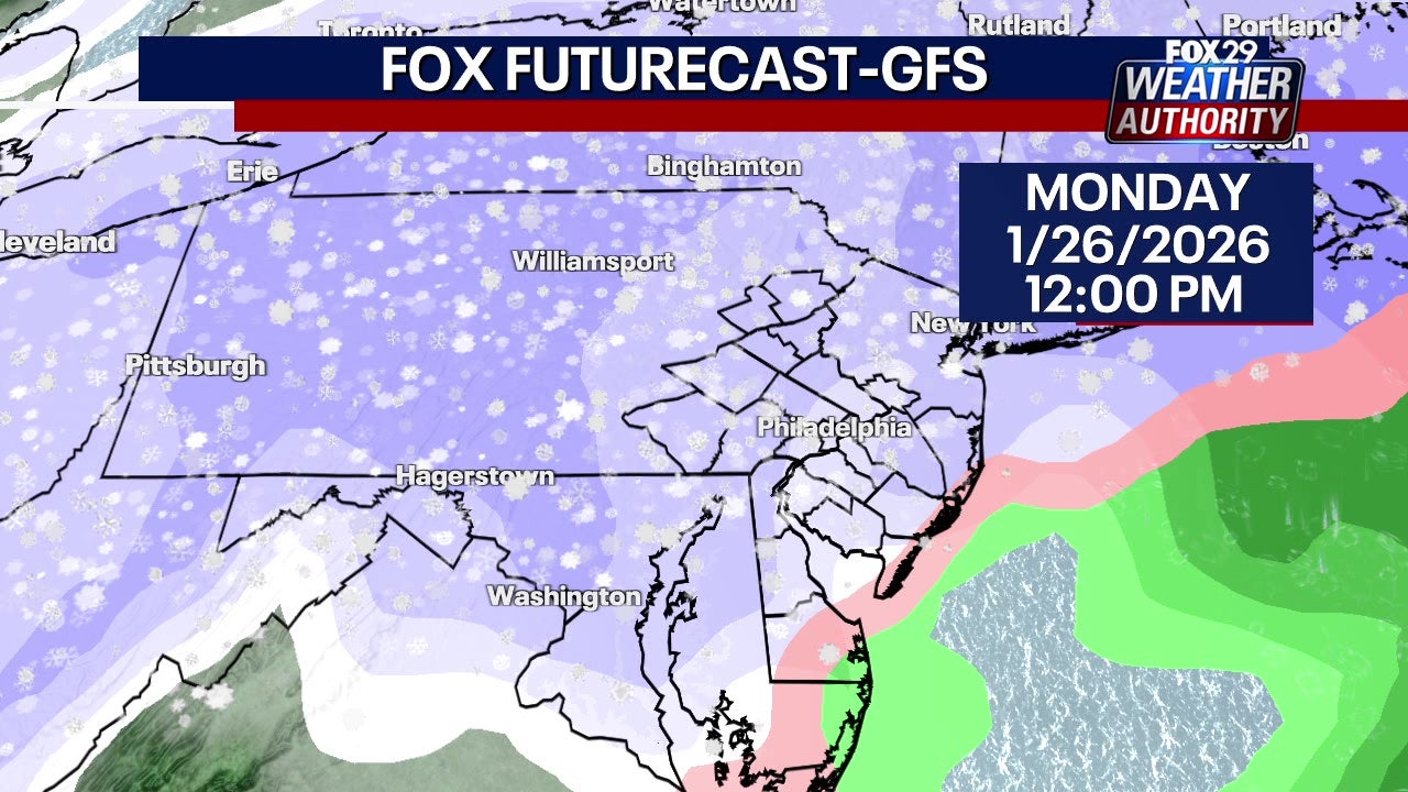 Philly snow forecast: Winter Storm Watch issued, latest snowfall total predictions