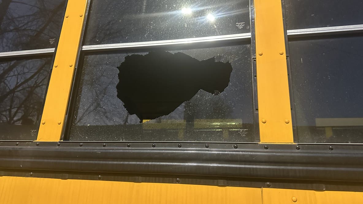Rock thrown at school bus fractures 8-year-old’s skull; suspect arrested