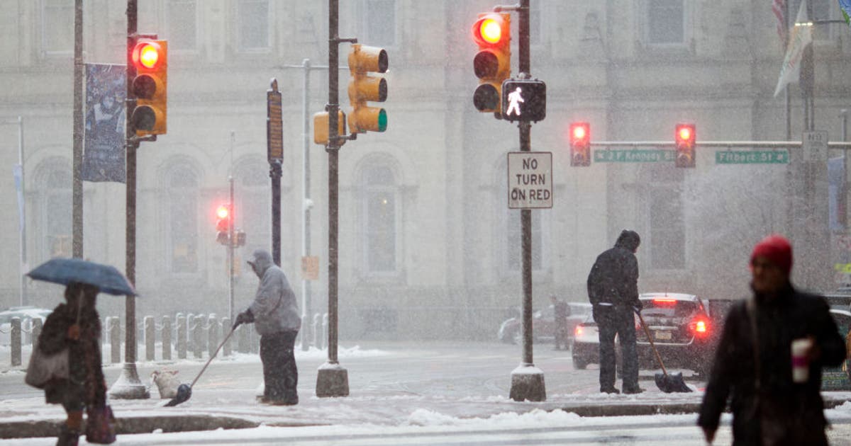 Winter storm warning issued for entire Philadelphia area: National Weather Service