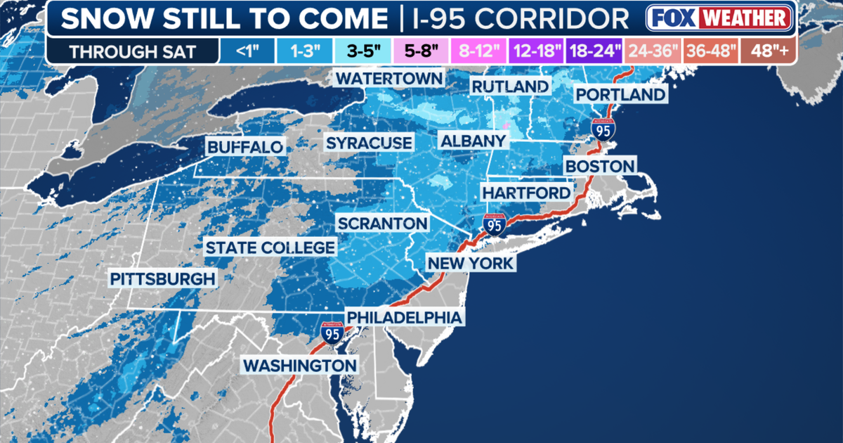 Snow in parts of New Jersey, Pennsylvania: Here’s how much could fall