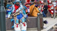Mummers String Band competition suspended due to high winds