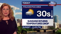 Philadelphia weather: Messy Thursday morning leads to frigid temperature drop