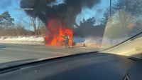 Car fires on the rise in Philadelphia, New Jersey during winter cold
