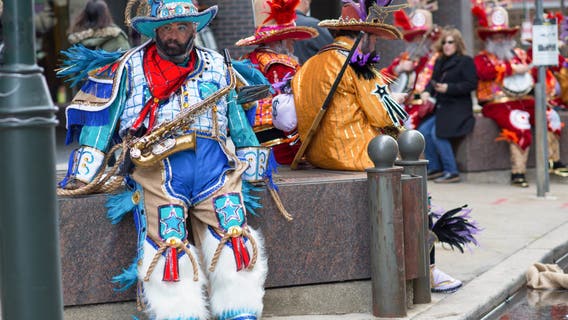Mummers String Band competition suspended due to high winds