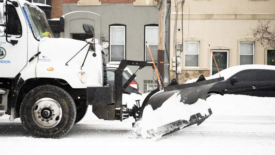 Philadelphia Streets Department closes roads in Center City for snow removal Tuesday
