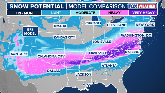 Forecasters say ‘substantial’ snow is possible this weekend, though amounts are still unclear
