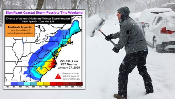 Philly winter storm: Chances increase for weekend coastal storm, but track remains uncertain
