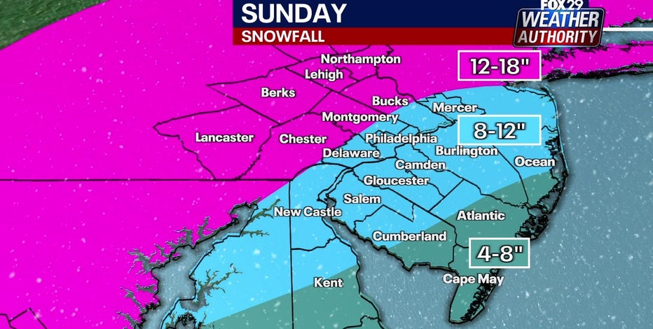 Philly snow forecast: How much snow, ice to expect and when it will stop