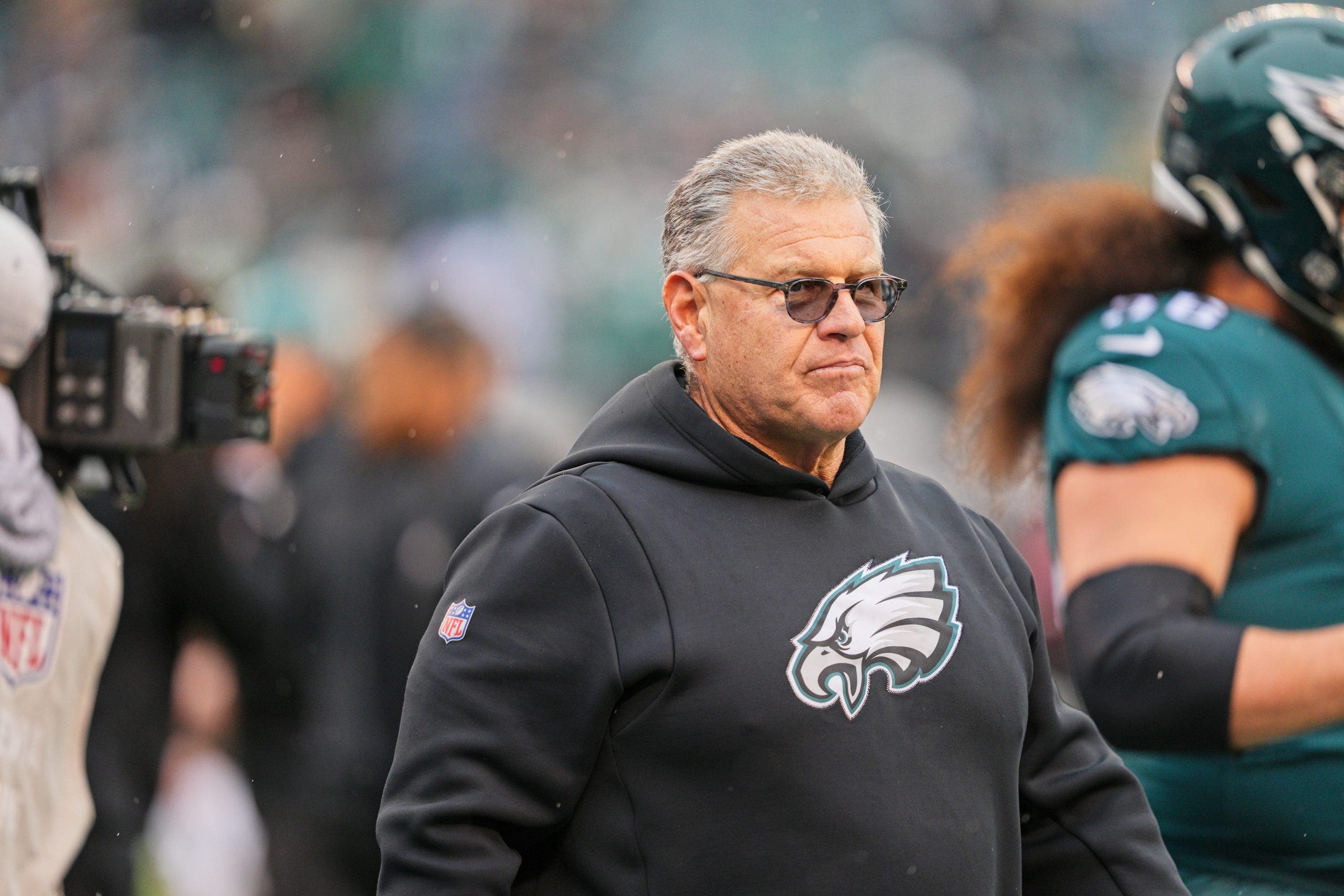 Philadelphia Eagles offensive line coach Jeff Stoutland announces exit