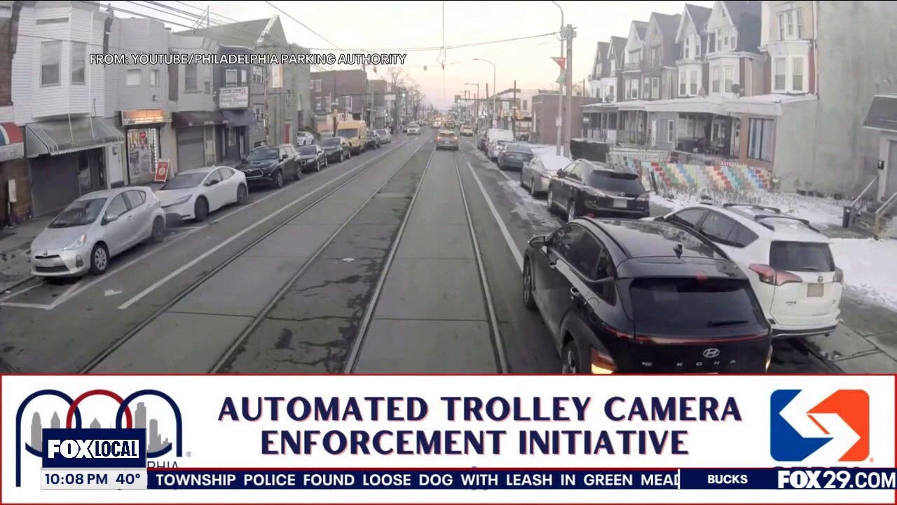 Philadelphia to fine drivers blocking trolley lanes with new camera program
