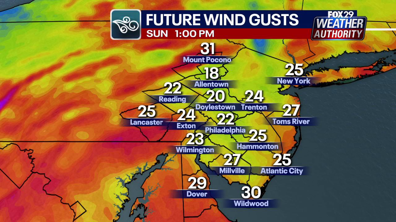 Strong winds, dangerous cold linger as nor’easter snow misses Philadelphia area