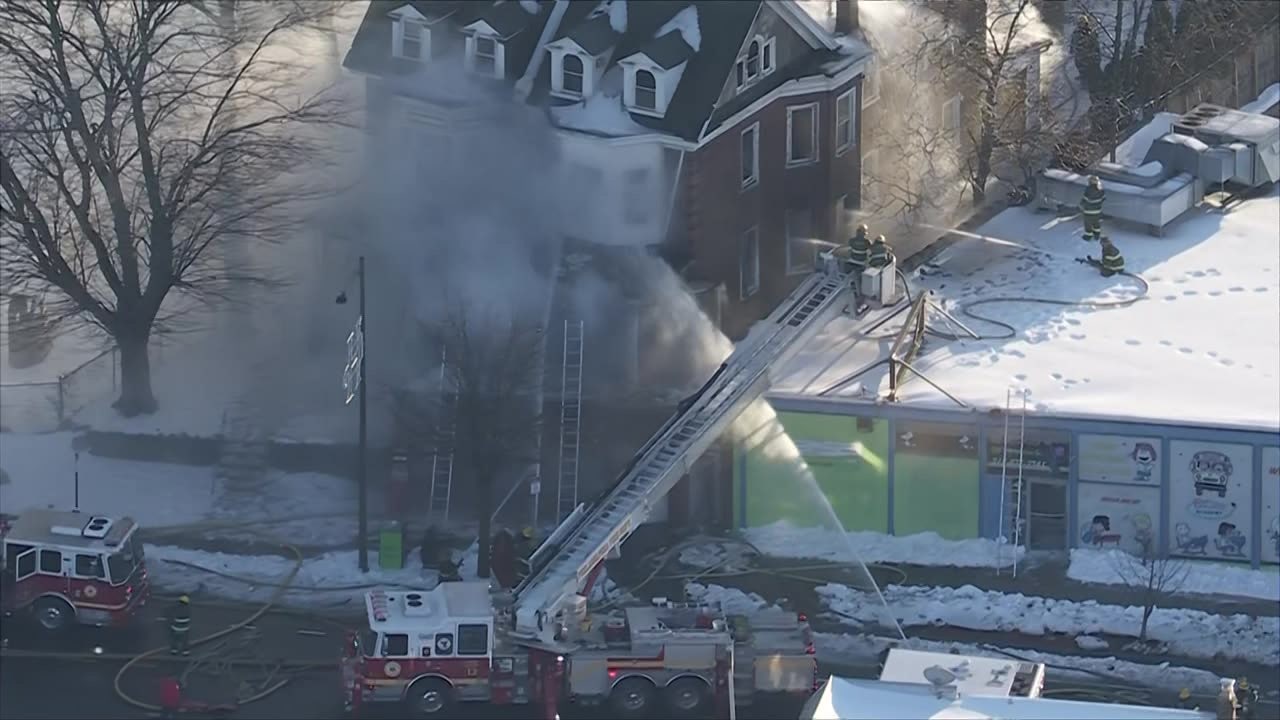 Fire in Overbrook Park prompts daycare to evacuate; more than 80 PFD members respond