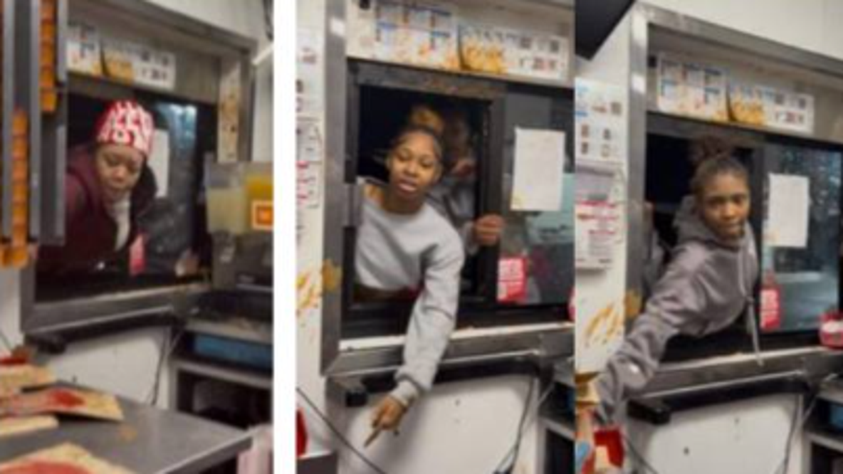 Wendy’s drive-thru window smashed; 3 Trenton women charged, still at large