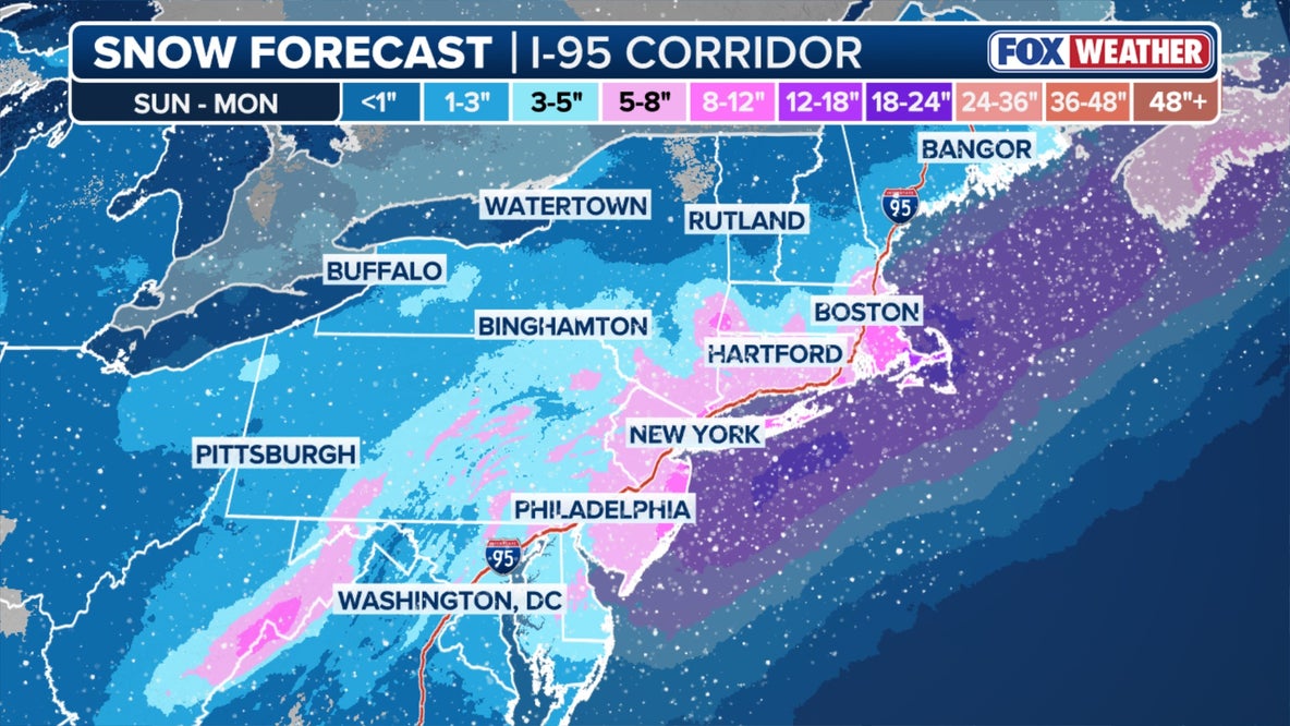 Philadelphia snow forecast: Winter storm watch issued, measurable snow expected Sunday