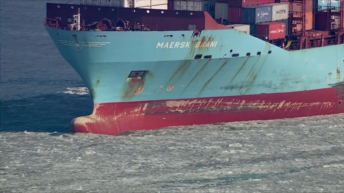 Icy Delaware River causing delays for barges delivering road salt to Philadelphia