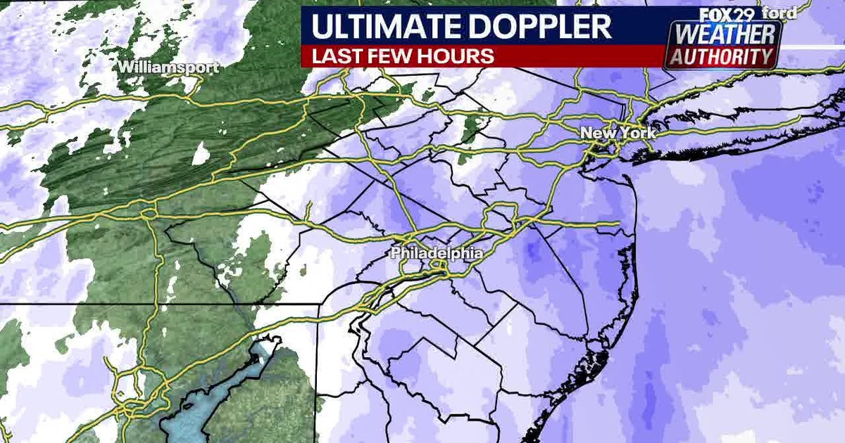 Philadelphia winter storm: How much more snow to expect Monday