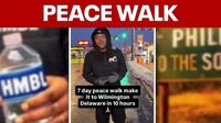 Philly man walks 270 miles from Philly to Virginia, livestreaming for peace and youth
