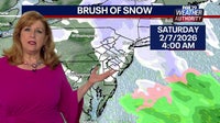 Philadelphia weather: 2 rounds of snow flurries, minor accumulation expected