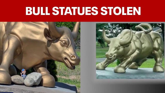 Two bull statues stolen from winery in Hammonton
