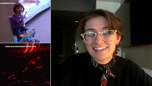 Blue Man Group's first featured female drummer to perform in Philly: Meet Mackenna Tolfa