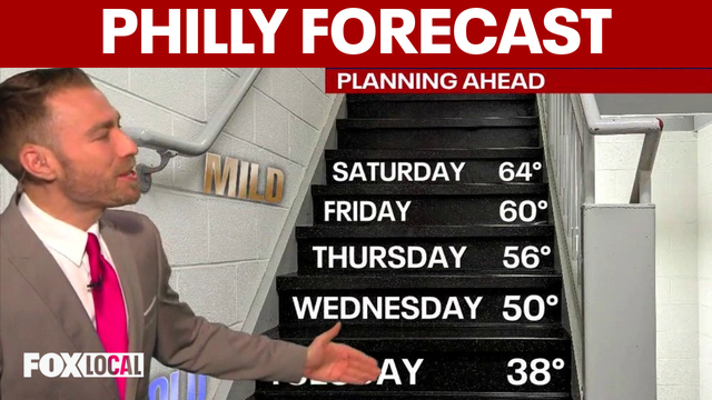 Philadelphia, NJ forecast: Warmer 50s today, light snow possible Tuesday before rain