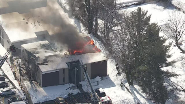 2-alarm fire tears through apartment building in Lindenwold