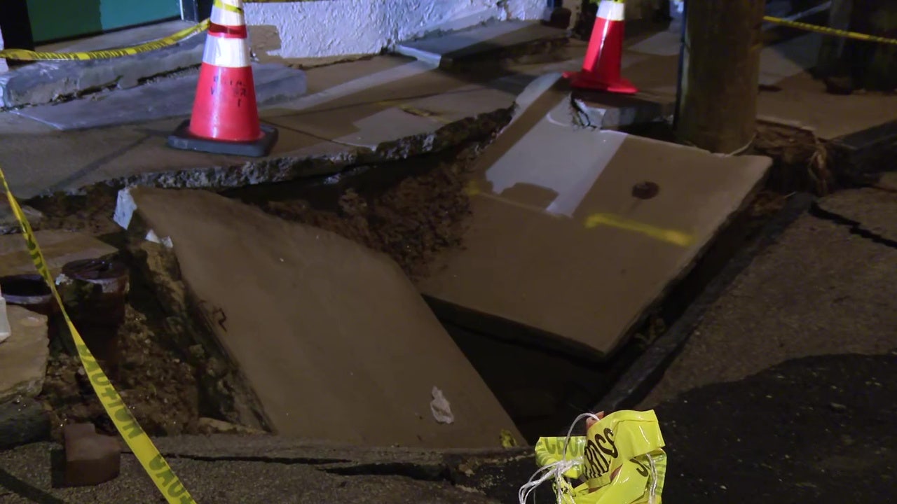 Manayunk sinkhole grows on Conarroe Street as residents await city action