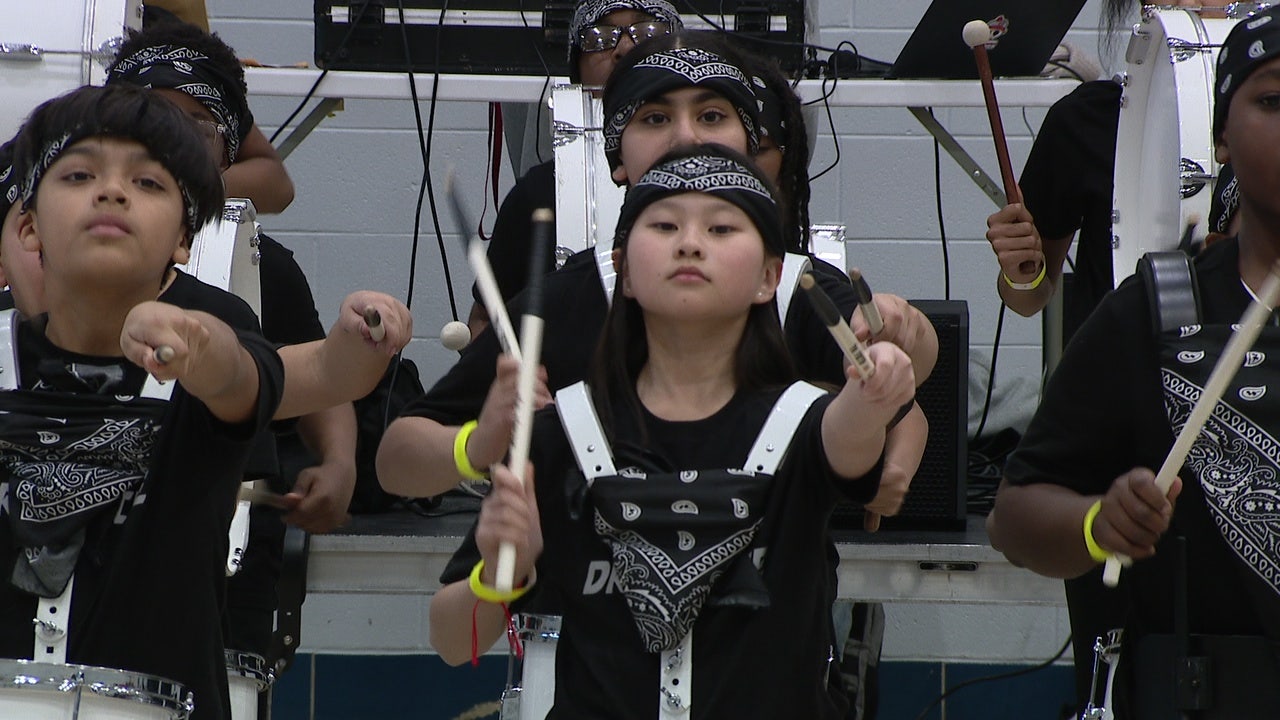 14 schools compete in first Winter Classic Drumline in Frankford