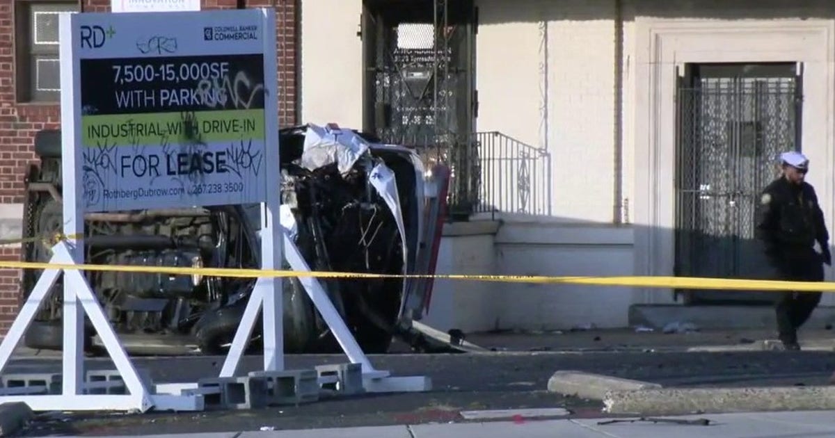 Young child, woman hospitalized in crash involving ambulance in Northeast Philadelphia