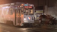 Driver ejected in deadly head-on crash with SEPTA trolley overnight: police