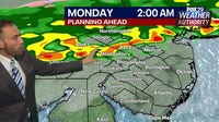 Sunny Sunday turns to storms overnight into Monday's commute for Philadelphia area