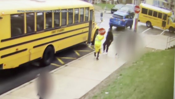 Suspect's car identified after crossing guard attacked outside elementary school in Darby