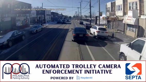 Philadelphia to start $51 fines for double parking in trolley lanes April 1