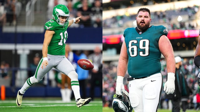 Eagles restructure G Landon Dickerson's contract, extend P Braden Mann