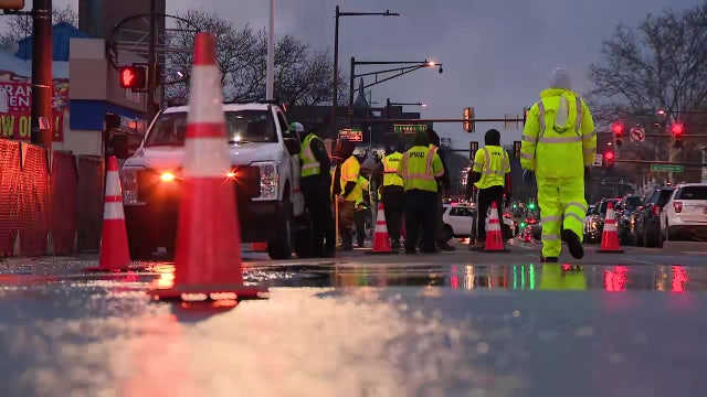 Water main break closed Broad Street and Roosevelt Boulevard in Philly