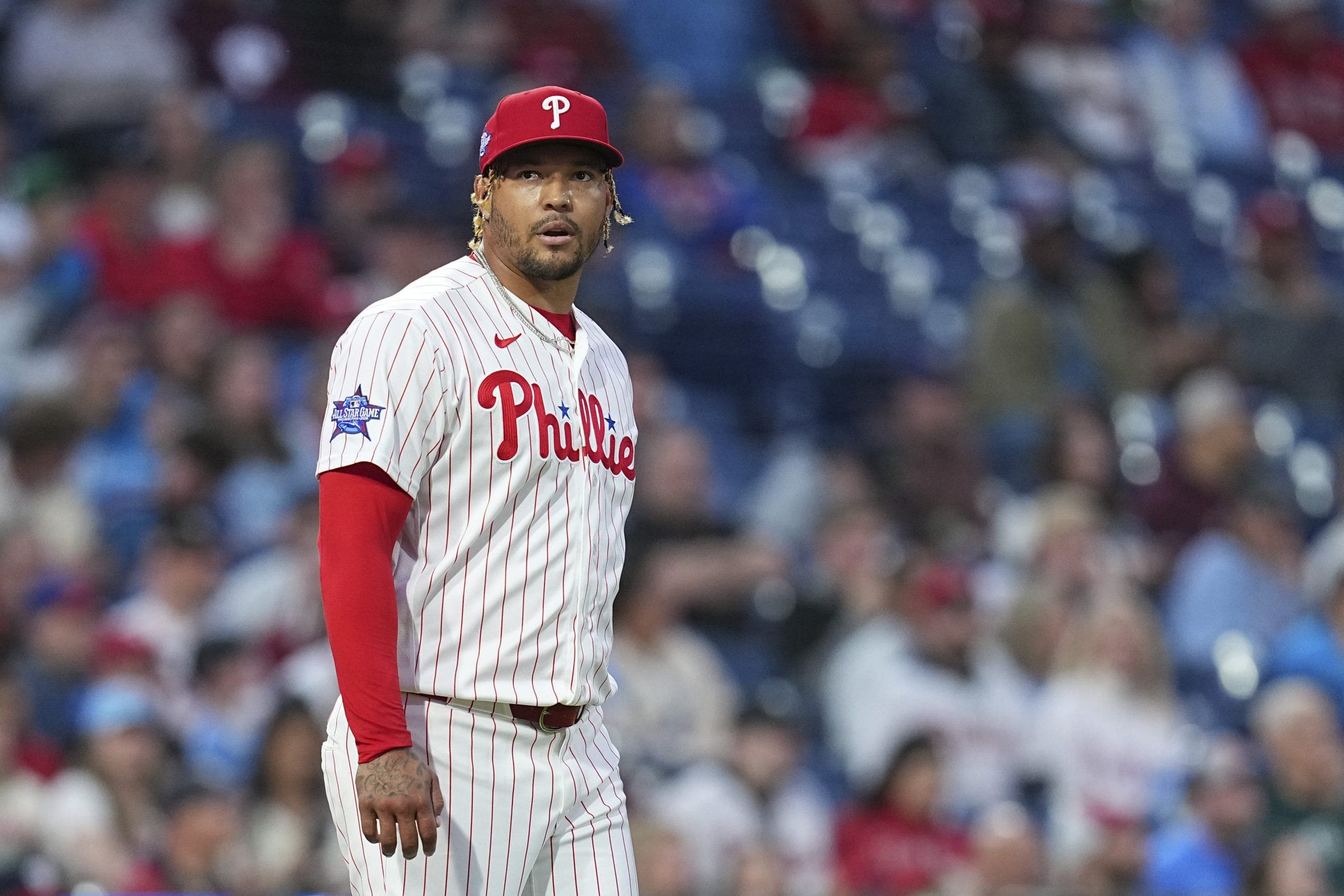 Phillies release veteran P Taijuan Walker, recall Nolan Hoffman from AAA
