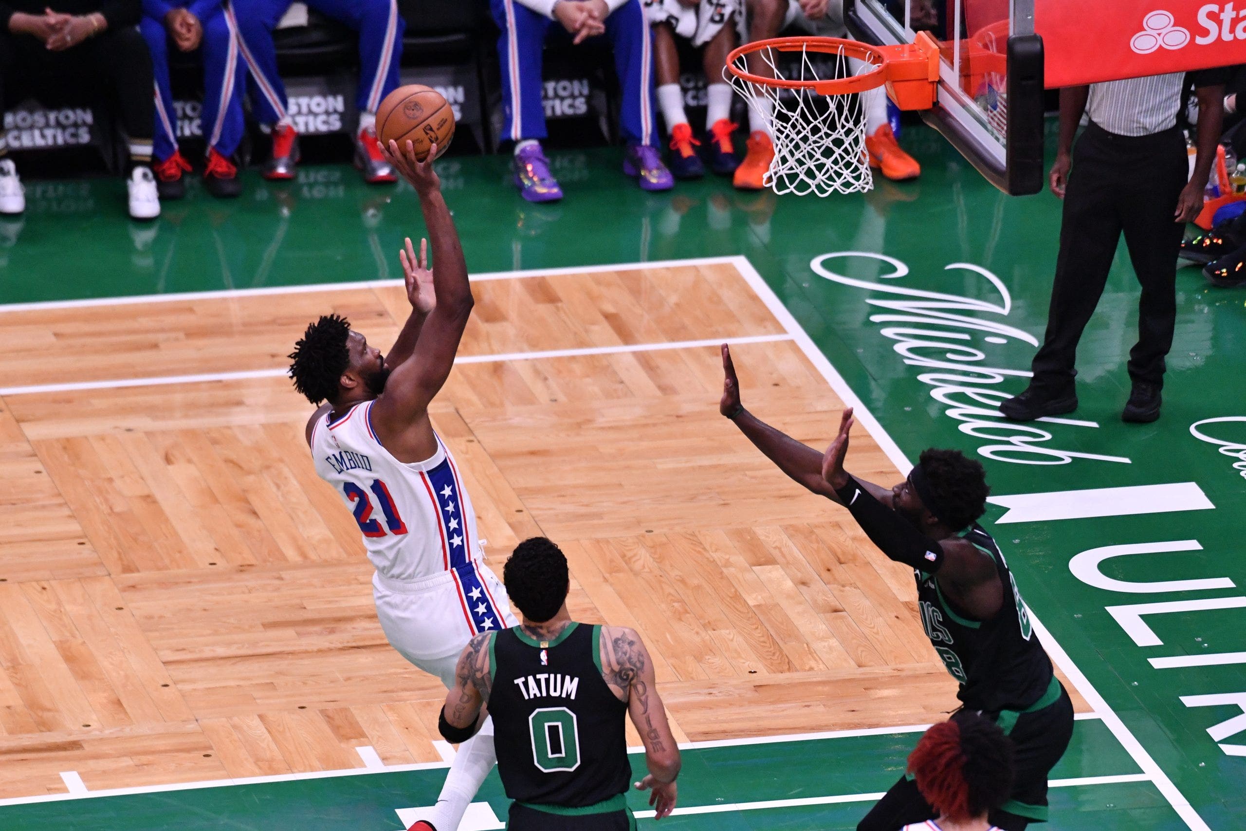 Sixers avoid elimination with 113-97 win over Celtics in Boston
