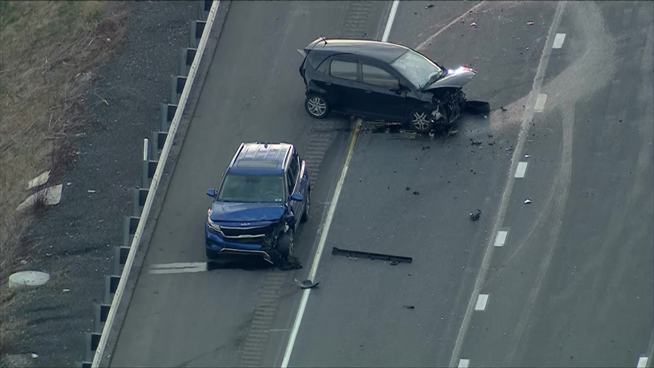 Man killed in 3-vehicle crash on Route 1 in Bensalem after getting out of stalled car: police