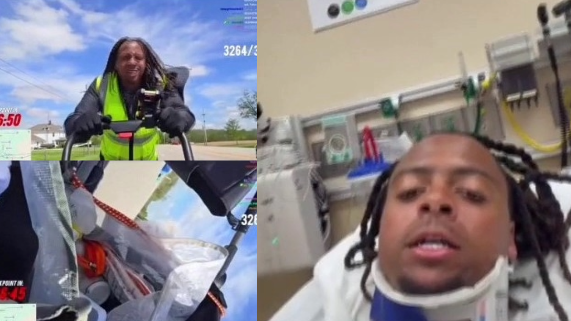 Twitch streamer 'Minister Zay' hit by car during faith walk from Philadelphia to California