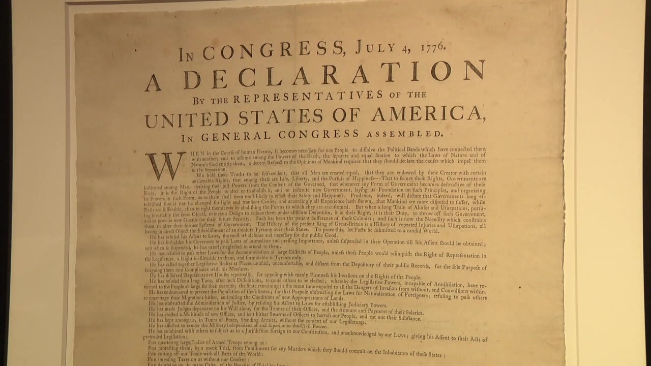 New exhibit in Philly showcases the Declaration of Independence, related artifacts
