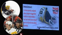 Crosby's embellishment penalty posted on I-95 billboard in Philadelphia
