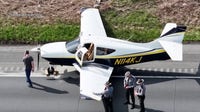 Plane lands on Lehigh County interstate after engine troubles
