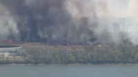 Massive wildfire burning in South Jersey, thick smoke pours into sky as crews respond